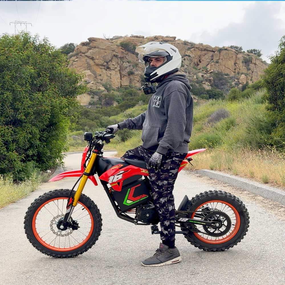 HappyRun F18 Long-Range 60-Mile Electric Trail Bike