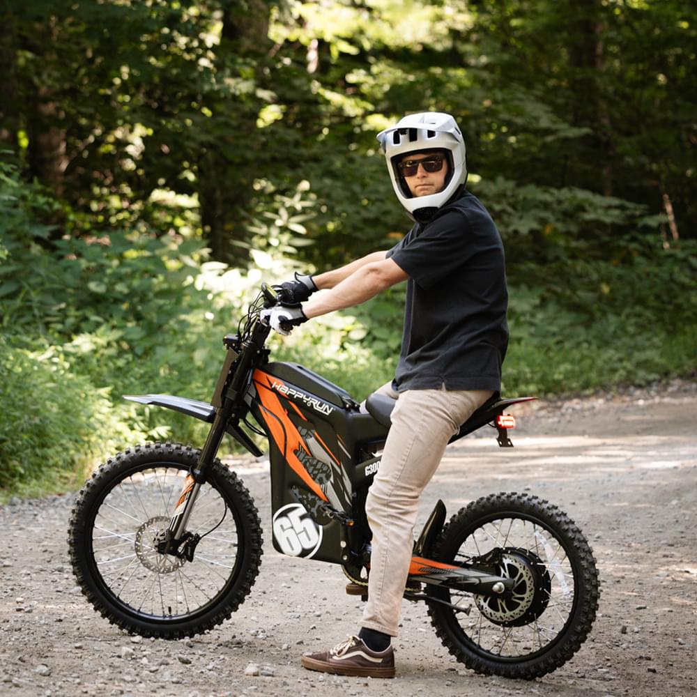 6500W High Performance Electric Dirt Bike HappyRun G300 Pro